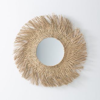 La Redoute Interieurs Spiegel in strogras, zonnevorm &Oslash;70 cm, Loully