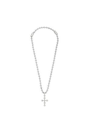 Diesel Stainless Steel Chain Necklace - Necklaces - Unisex - Silver