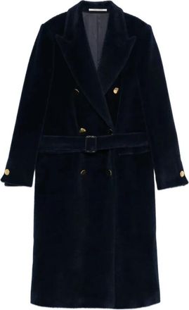 Tagliatore Jole Coat - Dames - Jas met riem - Zwart - L - Leer - Jassen