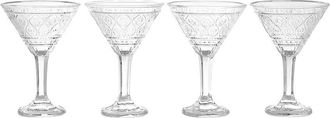 Godinger Set Of 4 Claro Martini Glasses