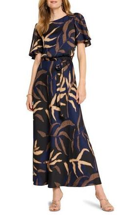 Nic+Zoe Midnight Fern Jeni Maxi Dress in Indigo Multi at Nordstrom Rack, Size X-Small