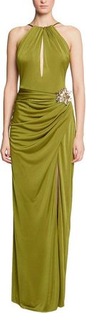 Halston Heritage Elin Gloss Jersey Gown