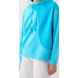 Scalpers Waves Hoodie Sweater in Turquoise at Nordstrom, Size X-Small Eu