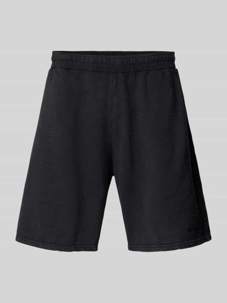 Review Relaxed Fit Sweatshorts mit Label-Print in Black, Gr&ouml;&szlig;e XL