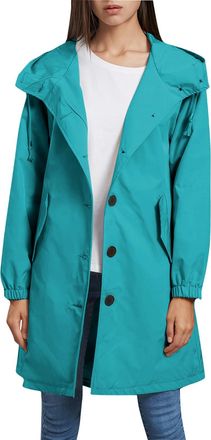 Generic WomenS Outdoor Waterproof Jackets,Lightweight Waterproof Jacket Active Outdoor Trench Zipper Hiking Walking Cycling Quick Dry Rain Coats For Women Lon