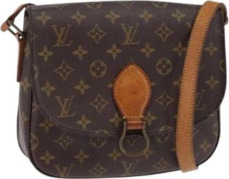 Louis Vuitton Pre-owned Cross Body Bags, female, Brown, Size: ONE SIZE Pre-owned Canvas Crossbody Bag