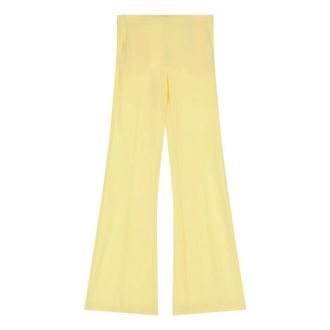 Imperial Broeken, Dames, Geel, M, Polyester, Flared Broek