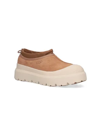 UGG Mens Flat Shoes Brown Upper: Leather