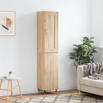 vidaXL Furniture Limited - Aparador De Madera Contrachapada Roble Sonoma