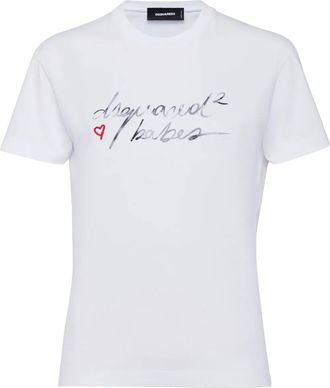 Dsquared2 T-shirt in cotone - Bianco