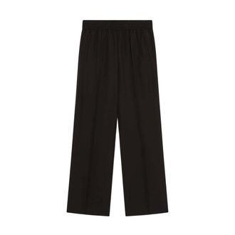Dolce & Gabbana Broeken, Dames, Zwart, S, Ebony Regular Broek