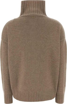 Max Mara Cashmere Half-Zip Sweater - Beige