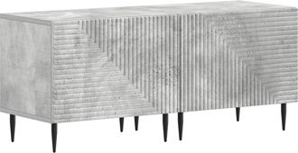 vidaXL Mueble De Tv Gris Hormig&oacute;n Madera De Ingenier&iacute;a Vidaxl