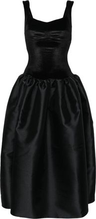 Atu Body Couture corset-detail flared gown - women - Polyester - S - Black