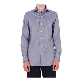 Finamore Milano Royal Oxford Shirt - male - Finamore - Casual Shirts - Blue - 2XL - Shirts