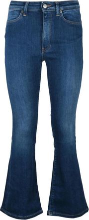 Dondup Uitlopende jeans in katoenmixstof - Dames - Flared Jeans - Blauw - W25 - Katoen - Jeans