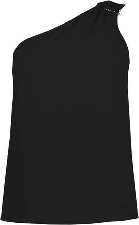 Bishop + Young Womens One Shoulder Top In Black