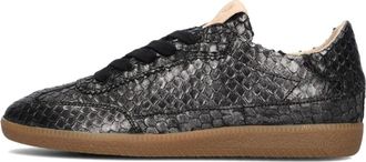 Fred De La Bretoniere Zwarte Pearl Base Sneakers - Dames - Sneakers - Zwart - 39 EU - Wol - Schoenen