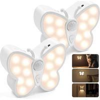 OEM Luz Nocturna Con Sensor De Movimiento, Recargable, 2 Modos De Color, Brillo De 20 A 80 L&uacute;menes, Brillo Ajustable, Ideal Para Habitaciones Infantiles, 