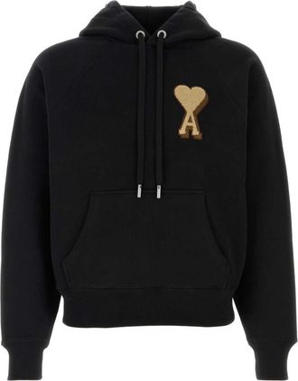 Ami Black Logo Hoodie