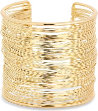 Eye Candy Los Angeles Natalia Cuff Bracelet in Gold at Nordstrom Rack