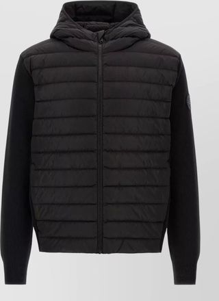 Canada Goose wool hooded quilted puffer jacket