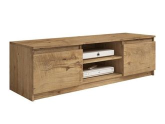 Mirjan24 Mobilier1 - Mueble Tv Sarasota 139, Casta&ntilde;a, N&uacute;mero De Puertas: 0, N&uacute;mero De Cajones: 0, 120x36x38cm