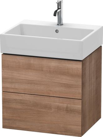 Duravit Mueble Bajo Encimera Duravit L-cube, De Pared, 2 Cajones, 58,4 X 45,9 Cm, Para Vero Air 235060, Color: Cerezo Del Tesino - Lc627507373