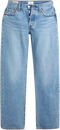 Levi's Straight Jeans - Dames - Regular Fit Jeans - Blauw - W29 L32 - Jeans