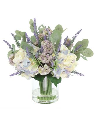 Creative Displays Inc. Modern Farmhouse Floral Arrangement With Hydrangeas, Lavender & Sedum