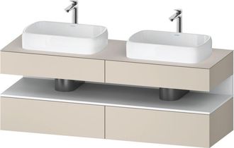 Duravit Qatego Consola Mueble Bajo Lavabo, 2 Extensiones, 2 - Duravit