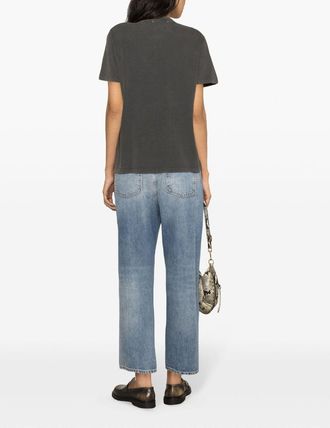 Golden Goose Crystal-Embellished T-Shirt - Anthracite Grey
