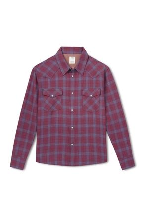 Visvim Four Corners Checked Wool and Linen-Blend Shirt
