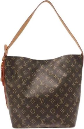 Louis Vuitton Pre-owned Monogram Schoudertas - Dames - Vintage Tas - Bruin - ONE Size - Vintage