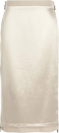 Fendi Natural Midi Pencil Skirt