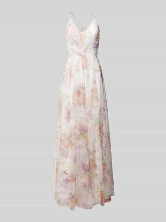 Luxuar Luxuar Abendkleid mit gelegten Falten in Hellrosa, Größe 36