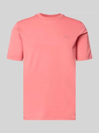 Boss Orange by Hugo Boss BOSS Orange Regular Fit T-Shirt aus reiner Baumwolle Modell TE_INTERLOCK in Altrosa, Gr&ouml;&szlig;e XXL
