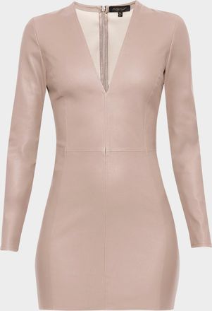 AS by DF Demeter Stretch Leather Dress