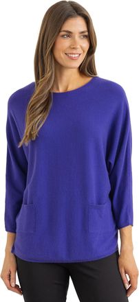 Klass Lightweight Batwing Jumper - DEEP Blue - L