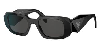 Prada PR 17WSF 1AB5S0 51mm Womens Rectangle Sunglasses