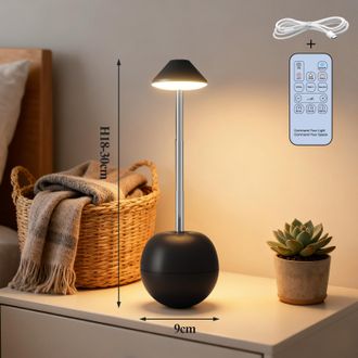 OEM L&aacute;mpara De Mesa Inal&aacute;mbrica, L&aacute;mpara De Mesita De Noche Inal&aacute;mbrica, L&aacute;mpara Nocturna, Luz Nocturna, Recargable, L&aacute;mpara De Mesa Decorativa, Dormitori