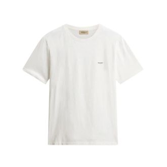 Woolrich T-Shirts, male, White, Size: M T-shirt Slub