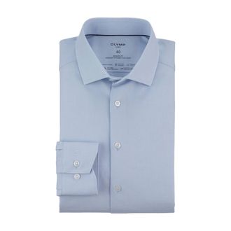 Olymp Olymp - Klassiek Overhemd - Heren - Overhemden - Blauw - Maat: 2XL Katoen