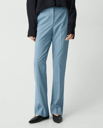 Theory Slim Full-Length Trouser In Blue