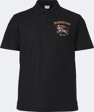 Burberry EKD cotton piqu&eacute; polo shirt