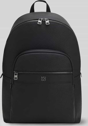 HUGO BOSS Rucksack in Lederoptik Modell QUANTIC_BACKPACK in Black, Gr&ouml;&szlig;e 1