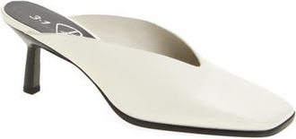3.1 Phillip Lim Leather Mule in Antique White at Nordstrom, Size 10Us