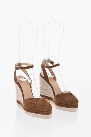 Castaner Suede Espadrilles COLINA with 11cm Wedge size 35