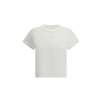 Alexander Wang Alexander Wang Witte Katoenen T-Shirt