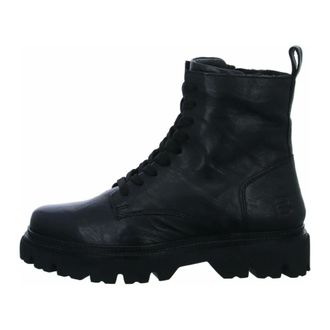 Bagatt D31-Aog33 Veterlaars - Dames - Schoenen - Zwart - Maat: 39 EU Leer